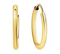 Paar Creolen FIRETTI "Schmuck Geschenk Gold 333 Ohrschmuck glänzend, verschiedene Größen" Gr. 20, gold (gelbgoldfarben), Ohrringe, Damen, 20, Gelbgold 333 (13042045-20) gelbgoldfarben
