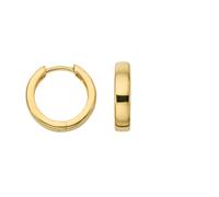 Paar Creolen FIRETTI "Schmuck Geschenk Gold 333 Ohrschmuck Ohrringe in mehreren Größen" Gr. 14, gold (gelbgoldfarben), Ohrringe, Herren, 14, Gelbgold 333 (30930325-14) gelbgoldfarben