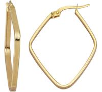 Paar Creolen FIRETTI "Schmuck Geschenk Gold 375 Ohrschmuck Ohrringe", gold (gelbgoldfarben), Ohrringe, Damen, Gelbgold 375 (36052626-0) gelbgoldfarben