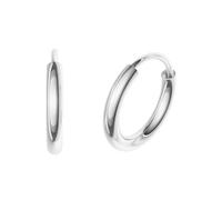 Paar Creolen FIRETTI "Schmuck Geschenk Silber 925 2,0 mm breit" Gr. 13, silber (silberfarben), Ohrringe, Damen, 13, Silber 925 (Sterlingsilber), Made in Germany (96903566-13) silberfarben