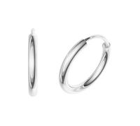 Paar Creolen FIRETTI "Schmuck Geschenk Silber 925 2,0 mm breit" Gr. 15, silber (silberfarben), Ohrringe, Damen, 15, Silber 925 (Sterlingsilber), Made in Germany (96903566-15) silberfarben