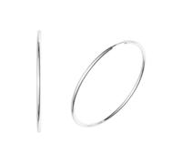 Paar Creolen FIRETTI "Schmuck Geschenk Silber 925 2,0 mm breit" Gr. 50, silber (silberfarben), Ohrringe, Damen, 50, Silber 925 (Sterlingsilber), Made in Germany (96903566-50) silberfarben