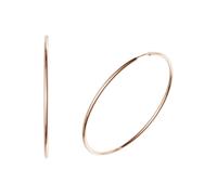 Paar Creolen FIRETTI "Schmuck Geschenk Silber 925 2,0 mm breit" Gr. 60, rosa (roségoldfarben), Ohrringe, Damen, 60, Silber 925 (Sterlingsilber), Made in Germany (51986216-60) roségoldfarben