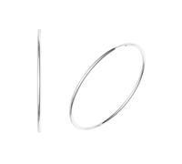 Paar Creolen FIRETTI "Schmuck Geschenk Silber 925 2,0 mm breit" Gr. 60, silber (silberfarben), Ohrringe, Damen, 60, Silber 925 (Sterlingsilber), Made in Germany (96903566-60) silberfarben