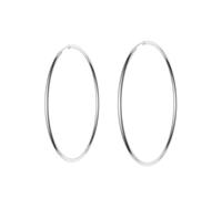 Paar Creolen FIRETTI "Schmuck Geschenk Silber 925 2,0 mm breit" Gr. 70, silber (rhodiniert), Ohrringe, Damen, 70, Silber 925 (Sterlingsilber), Made in Germany (36184645-70) rhodiniert