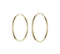 Paar Creolen FIRETTI "Schmuck Geschenk Silber 925 2,5 mm breit" Gr. 40, gold (gelbgoldfarben), Ohrringe, Damen, 40, Silber 925 (Sterlingsilber), Made in Germany (77917265-40) gelbgoldfarben