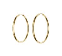 Paar Creolen FIRETTI "Schmuck Geschenk Silber 925 2,5 mm breit" Gr. 50, gold (gelbgoldfarben), Ohrringe, Damen, 50, Silber 925 (Sterlingsilber), Made in Germany (77917265-50) gelbgoldfarben