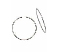 Paar Creolen FIRETTI "Schmuck Geschenk Silber 925 Basic 2 mm breit" Gr. 50, silber (silberfarben), Ohrringe, Damen, 50, Silber 925 (Sterlingsilber) (859198-50) silberfarben