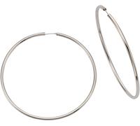 Paar Creolen FIRETTI "Schmuck Geschenk Silber 925 Basic 2 mm breit" Gr. 60, silber (silberfarben), Ohrringe, Damen, 60, Silber 925 (Sterlingsilber) (859198-60) silberfarben