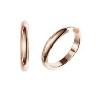 Paar Creolen FIRETTI "Schmuck Geschenk Silber 925 Ohrringe 3,9 mm breit" Gr. 25, rosa (roségoldfarben), Ohrringe, Damen, 25, Silber 925 (Sterlingsilber), Made in Germany (90554650-25) roségoldfarben