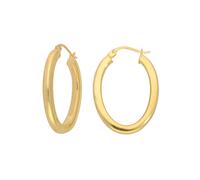 Paar Creolen FIRETTI "Schmuck Geschenk Silber 925 Ohrschmuck glänzend", gold (gelbgoldfarben), Ohrringe, Damen, Silber 925 (Sterlingsilber) (64334409-0) gelbgoldfarben