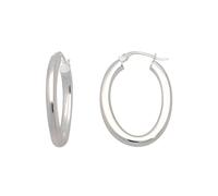 Paar Creolen FIRETTI "Schmuck Geschenk Silber 925 Ohrschmuck glänzend", silber (silberfarben), Ohrringe, Damen, Silber 925 (Sterlingsilber) (53273523-0) silberfarben