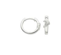 Paar Creolen FIRETTI "Schmuck Geschenk Silber 925 Ohrschmuck Ohrringe Delfin", silberfarben, Ohrringe, Kinder, 14mm, Silber 925 (Sterlingsilber) (13511159-0) silberfarben