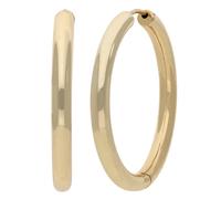 Paar Creolen FIRETTI "Schmuck Geschenk Silber 925 Ohrschmuck Ohrringe Klassisch" Gr. 45, gelbgoldfarben, Ohrringe, Damen, 45, Silber 925 (Sterlingsilber) (21367428-45) gelbgoldfarben