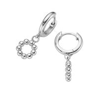 Paar Creolen FIRETTI "Schmuck Geschenk Silber 925 Ohrschmuck Ohrringe Kugeloptik", silberfarben, Ohrringe, Damen, 11mm, Silber 925 (Sterlingsilber) (96048104-0) silberfarben