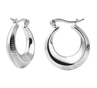 Paar Creolen FIRETTI "Schmuck Geschenk Silber 925 Ohrschmuck Ohrringe", silber (silberfarben), Ohrringe, Damen, 23mm, Silber 925 (Sterlingsilber) (31553124-0) silberfarben