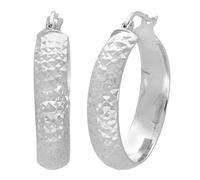 Paar Creolen FIRETTI "Schmuck Geschenk Silber 925 Ohrschmuck Ohrringe", silber (silberfarben), Ohrringe, Damen, Silber 925 (Sterlingsilber) (71397513-0) silberfarben