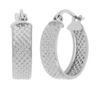 Paar Creolen FIRETTI "Schmuck Geschenk Silber 925 Ohrschmuck Ohrringe", silberfarben, Ohrringe, Damen, Silber 925 (Sterlingsilber) (34513812-0) silberfarben