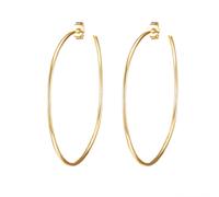 Paar Creolen GLANZSTÜCKE MÜNCHEN "Set: A1243", gelb (gelbgold), Ohrringe, Damen, 50, Silber 925 (Sterlingsilber), aus Sterling Silber (59186328-0) gelbgold