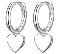 Glanzstücke München - Creolen Herz Sterling Silber in Silber Damen