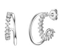 Glanzstücke München Creolen Damen silber, ONE SIZE