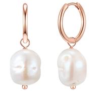 Paar Creolen GLANZSTÜCKE MÜNCHEN "Set: GSM1541", roségold, Ohrringe, Damen, 32,6mm, Silber 925 (Sterlingsilber), aus Sterling silber (28912658-0) roségold