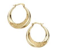 Fascination by Ellen K. Ohrringe 333/- Gold ohne gelb vergoldet Damen