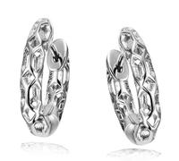 Paar Creolen GOLDMAID "925 Sterling Silber Glänzend 16mm", weiß, Ohrringe, Damen, one-size, Silber 925 (Sterlingsilber) (58415008-0) weiß