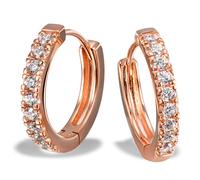 Paar Creolen GOLDMAID, rosa (roségoldfarben), Ohrringe, Damen, Silber 925 (Sterlingsilber) (393910-0) roségoldfarben