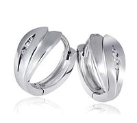 Paar Creolen GOLDMAID, silber (silberfarben), Ohrringe, Damen, Silber 925 (Sterlingsilber) (080588-0) silberfarben