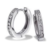 Paar Creolen GOLDMAID, silber (silberfarben), Ohrringe, Damen, Silber 925 (Sterlingsilber) (553190-0) silberfarben