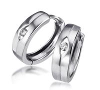 Paar Creolen GOLDMAID, silber (silberfarben), Ohrringe, Damen, Silber 925 (Sterlingsilber) (243359-0) silberfarben