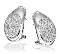 Paar Creolen GOLDMAID, weiß, Ohrringe, Damen, Silber 925 (Sterlingsilber) (48903848-0) weiß