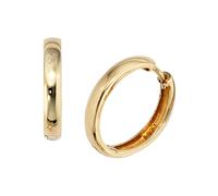 Paar Creolen JOBO, gold (gelbgold 333), Ohrringe, Damen, 18,4mm, Gelbgold 333, rund 333 Gold (57167560-0) gelbgold 333