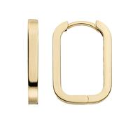 Paar Creolen JOBO "Ohrringe abgerundet 18 mm", gelbgold 333, Ohrringe, Damen, Gelbgold 333, 8 Karat 333 Gold (65950232-0) gelbgold 333