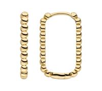 Paar Creolen JOBO "Ohrringe abgerundet 21 mm", gelbgold 333, Ohrringe, Damen, Gelbgold 333, 8 Karat 333 Gold (67351430-0) gelbgold 333