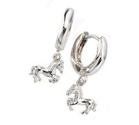 Paar Creolen JOBO "Ohrringe Pferd", silber (silber 925), Ohrringe, Damen, Silber 925 (Sterlingsilber), 925 Silber (65914431-0) silber 925