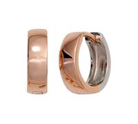 Paar Creolen JOBO "Ohrringe rund 13 mm", silber 925, Ohrringe, Damen, 13mm, Silber 925 (Sterlingsilber), 925 Silber bicolor vergoldet (35718854-0) silber 925