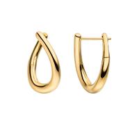 Paar Creolen JOBO "Ohrringe Tropfen 19 mm", gelbgold 333, Ohrringe, Damen, Gelbgold 333, 8 Karat 333 Gold (79714966-0) gelbgold 333