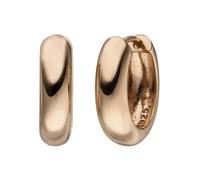 Paar Creolen JOBO, rosa (roségoldfarben), Ohrringe, Damen, Silber 925 (Sterlingsilber), oval 925 Silber roségold vergoldet (13393716-0) roségoldfarben
