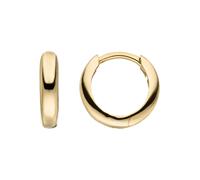 Paar Creolen JOBO "rund Ohrringe 11 mm", gelbgold 333, Ohrringe, Damen, 11,8mm, Gelbgold 333, 8 Karat 333 Gold (21792831-0) gelbgold 333