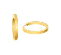 Paar Creolen JOOP "2035898", gold (goldfarben), Ohrringe, Damen, 30mm, Edelstahl (46807862-0) goldfarben