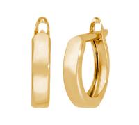 Paar Creolen LADY, gold (gelbgold 375), Ohrringe, Damen (97934520-0) gelbgold 375