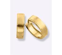 Paar Creolen LADY, gold (gelbgold 375), Ohrringe, Damen, Metall (92505600-0) gelbgold 375