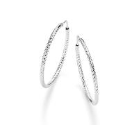Paar Creolen LADY, silber (silber 925), Ohrringe, Damen (34312347-0) silber 925