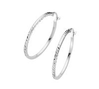 Paar Creolen LADY, silber (silber 925), Ohrringe, Damen (99662265-0) silber 925
