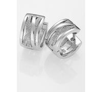 Paar Creolen LADY, silber (silber 925), Ohrringe, Damen, Silber 925 (Sterlingsilber) (49758744-0) silber 925