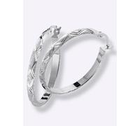 Paar Creolen LADY, silber (silber 925), Ohrringe, Damen, Silber 925 (Sterlingsilber) (92775016-0) silber 925