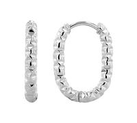 Paar Creolen LADY, silber (silberfarben), Ohrringe, Damen (51901325-0) silberfarben