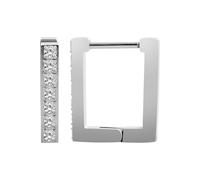 Paar Creolen LADY, silber (silberfarben), Ohrringe, Damen, Creolen (15442457-0) silberfarben